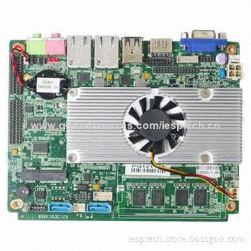3.5" Embedded board computer, D2550 CPU, Onboard 2GB DDR3, 6 x COM, 2 x GLAN, VGA, HDMI, 12V DC IN